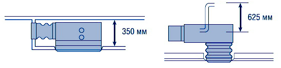 опции установки внутреннего блока канального типа VRV DAIKIN FXSQ-P